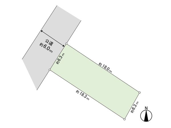 新川4条2丁目 土地③ 区画図 新川4条2丁目 土地③ 区画図