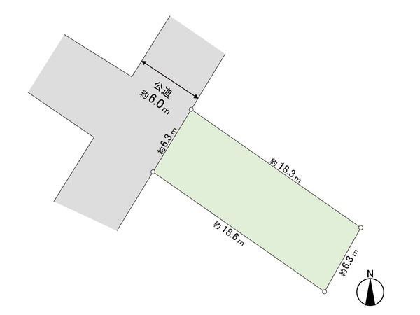 新川4条2丁目 土地④ 区画図 新川4条2丁目 土地④ 区画図