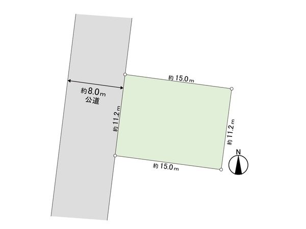 拓北5条2丁目 土地② 区画図 拓北5条2丁目 土地② 区画図