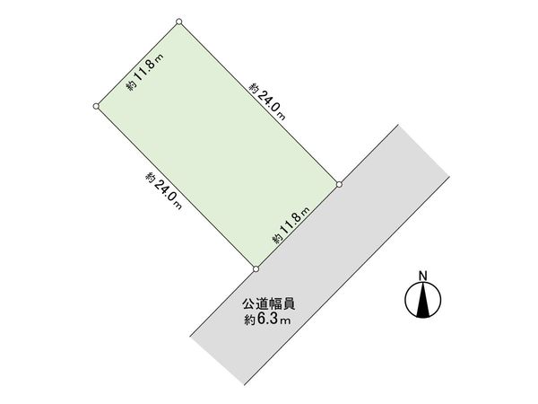 新川2条2丁目 土地 区画図 新川2条2丁目 土地 区画図