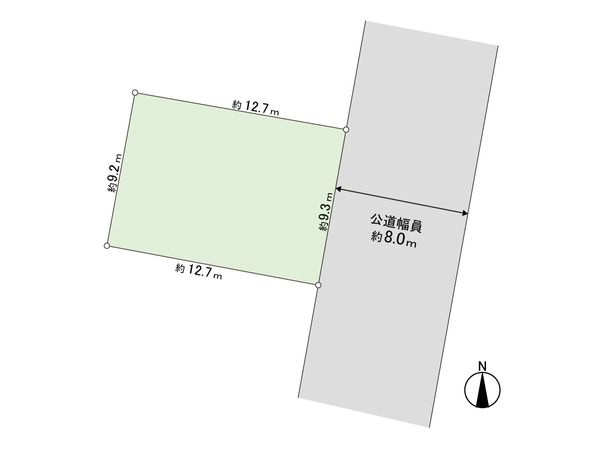 屯田6条2丁目 土地 区画図 区画図