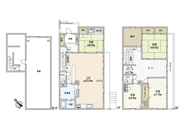 花川南1条4丁目 戸建 間取図(平面図) 花川南1条4丁目 戸建 間取図(平面図)