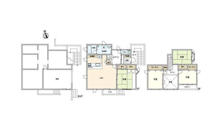 篠路4条6丁目 戸建 間取図(平面図) 篠路4条6丁目 戸建 間取図(平面図)