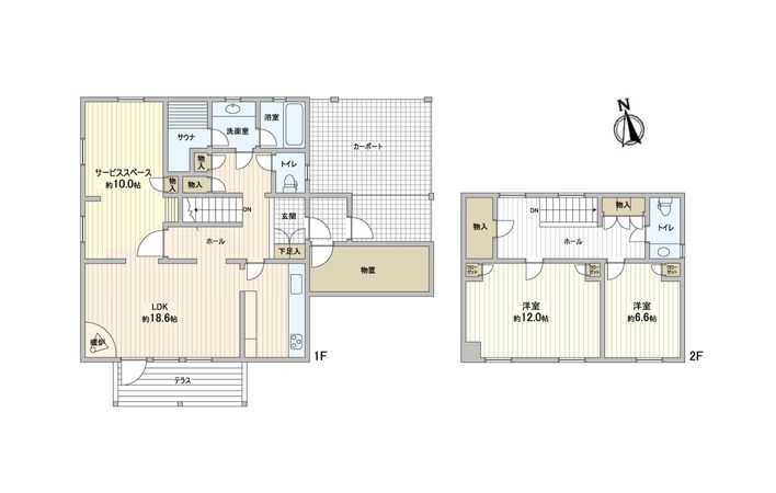 スウェーデンヒルズ 戸建 間取図(平面図) スウェーデンヒルズ 戸建 間取図(平面図)