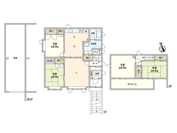 屯田6条9丁目 戸建 間取図(平面図) 屯田6条9丁目 戸建 間取図(平面図)