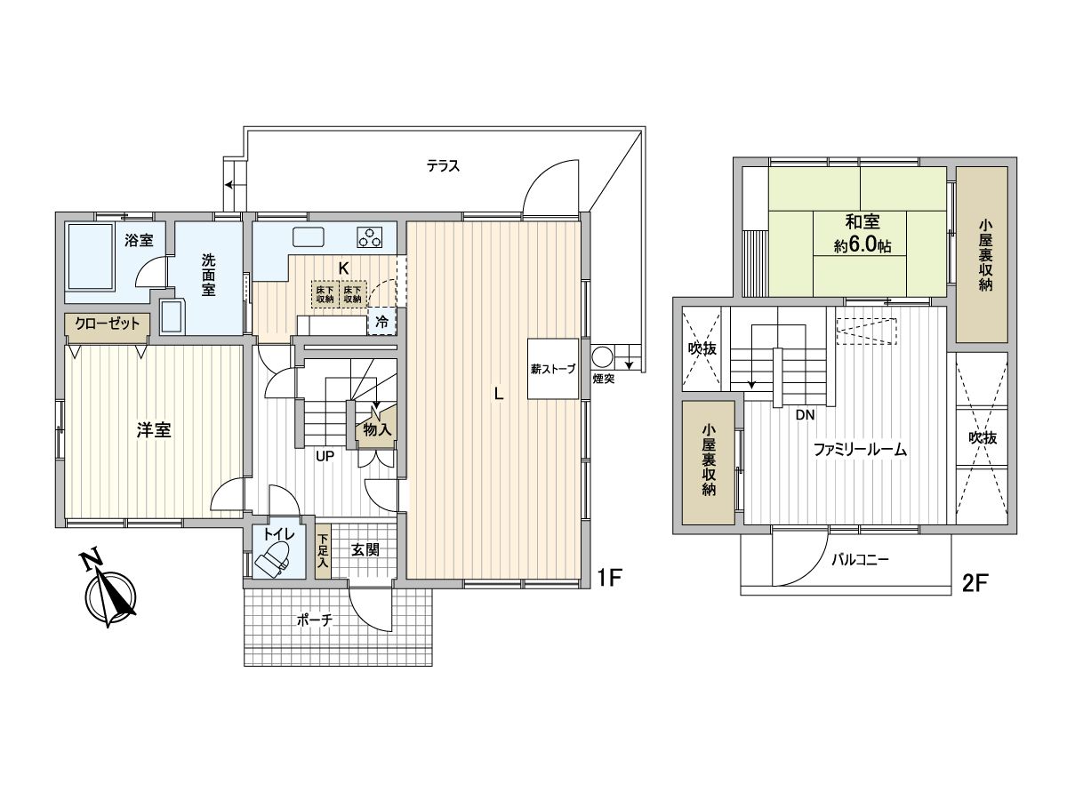 スウェーデンヒルズ 戸建 間取図(平面図) 間取図(平面図)