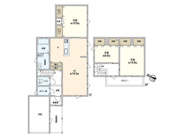 篠路7条6丁目 戸建 間取図(平面図) 間取図(平面図)