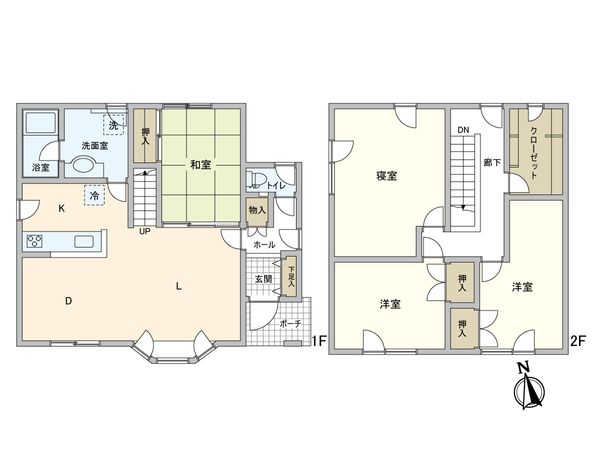 拓北8条4丁目 戸建 間取図(平面図) 拓北8条4丁目 戸建 間取図(平面図)