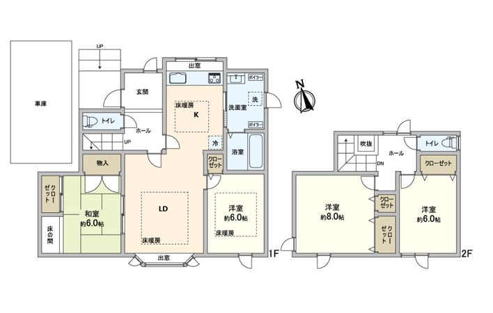 屯田10条2丁目 戸建 間取図(平面図) 屯田10条2丁目 戸建 間取図(平面図)