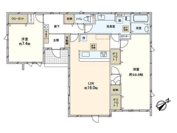 新琴似6条9丁目 新築戸建 間取図(平面図) 新琴似6条9丁目 新築戸建 間取図(平面図)