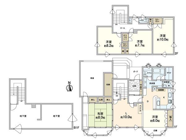 拓北5条3丁目 戸建 間取図(平面図) 拓北5条3丁目 戸建 間取図(平面図)