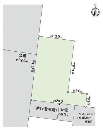 あいの里3条7丁目 土地 区画図 あいの里3条7丁目 土地 区画図
