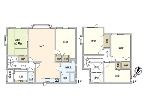 あいの里4条3丁目 戸建 間取図(平面図) 間取図(平面図)
