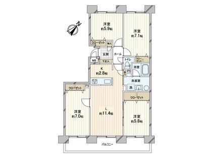 間取図(平面図)