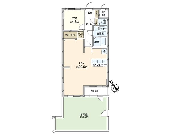 セザール麻生 間取図(平面図) セザール麻生 間取図(平面図)