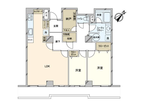 北斗シティ 間取図(平面図) 北斗シティ 間取図(平面図)