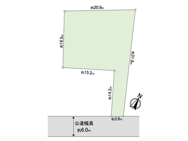 南5西25 土地 区画図 南5西25 土地 区画図