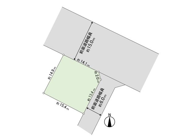 伏見2丁目 土地 区画図 伏見2丁目 土地 区画図