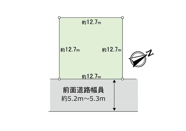 宮の森1条11丁目 土地 区画図