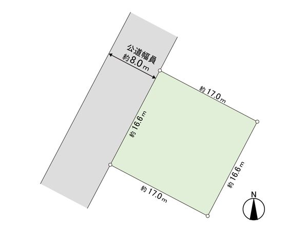 北5条西29丁目 土地 区画図 北5条西29丁目 土地 区画図