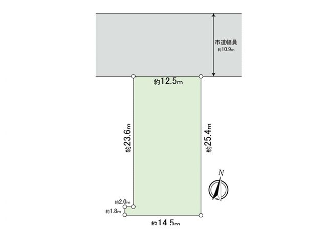 北6条西21丁目 土地 区画図 北6条西21丁目 土地 区画図
