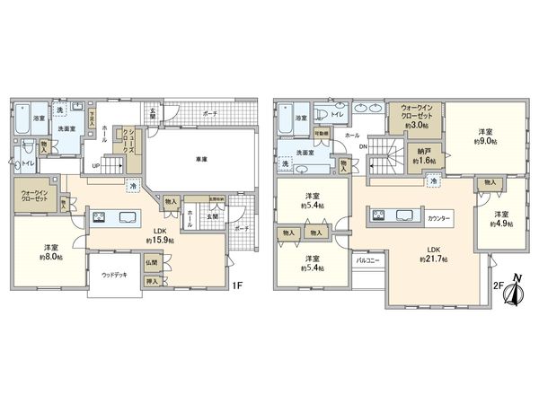 南3条西20丁目 戸建 間取図(平面図) 間取図(平面図)