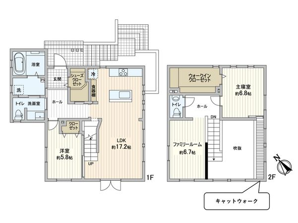 宮の森2条11丁目 戸建 間取図(平面図) 宮の森2条11丁目 戸建 間取図(平面図)