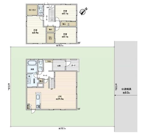 南14条西19丁目 戸建 間取図(平面図) 間取図(平面図)