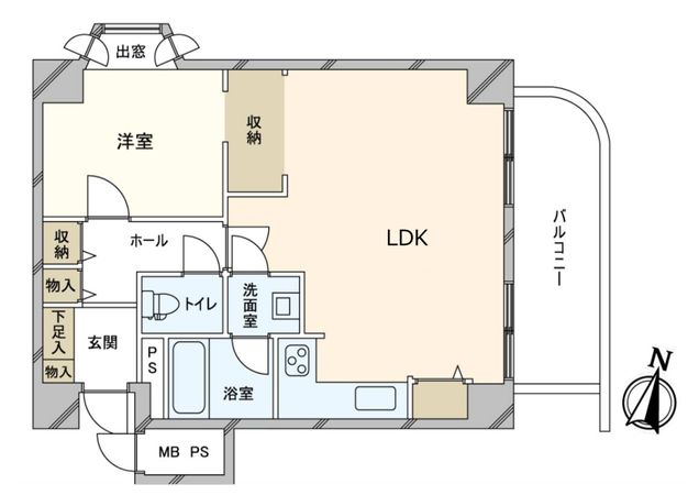 ライオンズマンション南円山第2 間取図(平面図) ライオンズマンション南円山第2 間取図(平面図)