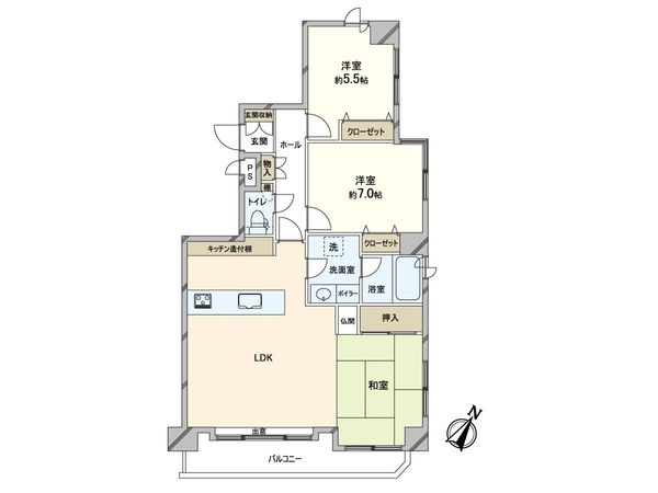 ダイアパレス円山公園 間取図(平面図) ダイアパレス円山公園 間取図(平面図)