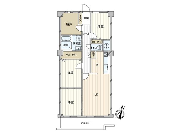 ニューライフ神宮の森 弐番館 間取図(平面図)