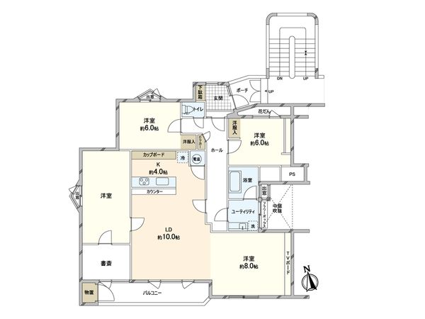 プレタメゾン伏見 間取図(平面図)