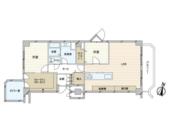円山いずみレジデンス 間取図(平面図)