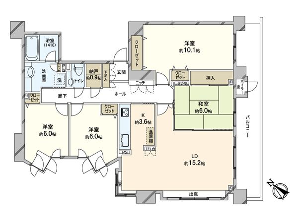 円山南7条シティハウス 間取図(平面図) 円山南7条シティハウス 間取図(平面図)