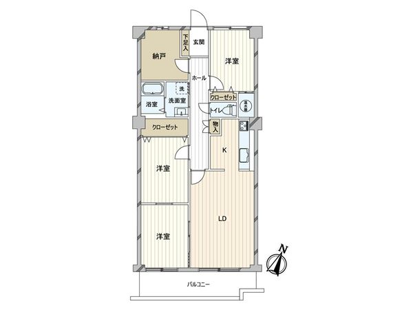 ニューライフ神宮の森 弐番館 間取図(平面図)