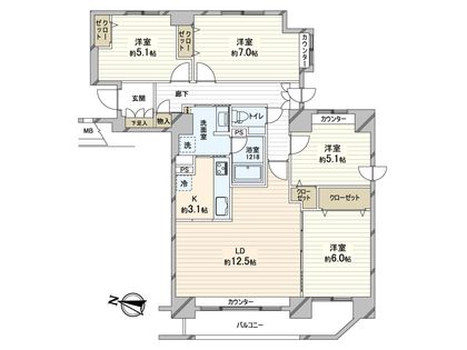 間取図(平面図)