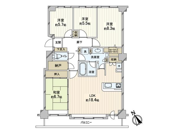 アームズ宮の森 間取図(平面図)