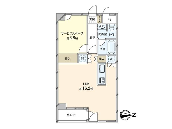 ライオンズマンション宮の森第2 間取図(平面図) ライオンズマンション宮の森第2 間取図(平面図)
