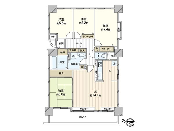 間取図(平面図)