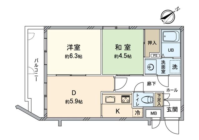 トーカンマンション宮の森 間取図(平面図) トーカンマンション宮の森 間取図(平面図)