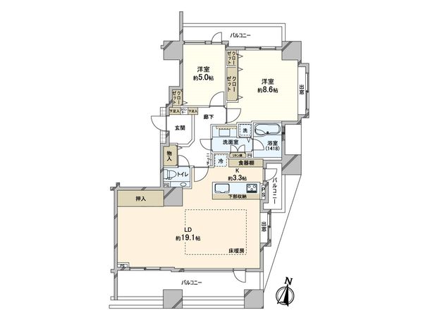 間取図(平面図)