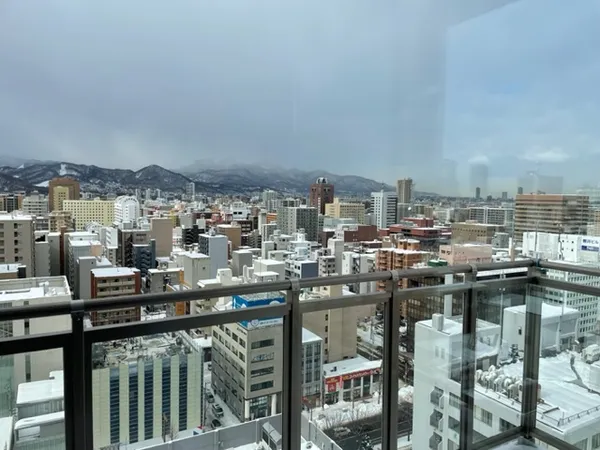 １８階スカイラウンジ北西側眺望