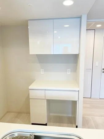 キッチンバックカウンター収納