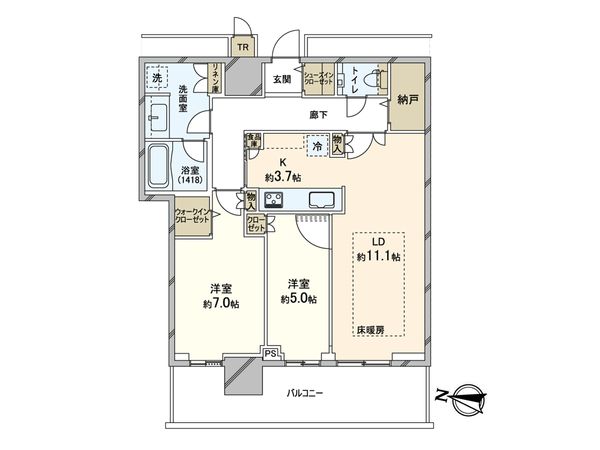 ONE札幌ステーションタワー 間取図(平面図) 間取図(平面図)