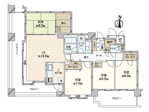 間取図(平面図)