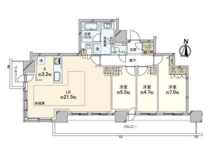 間取図(平面図)