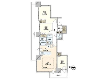 間取図(平面図)