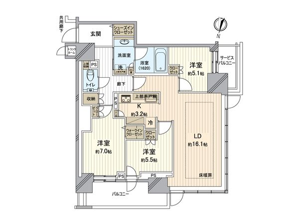 ONE札幌ステーションタワー 間取図