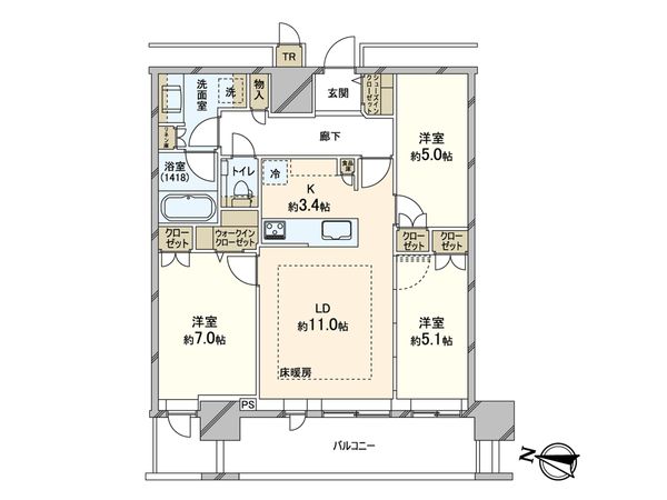 ONE札幌ステーションタワー 間取図(平面図) ONE札幌ステーションタワー 間取図(平面図)