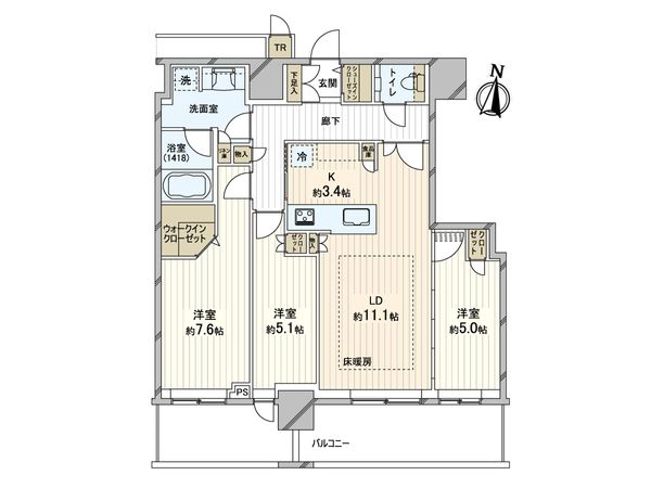 ONE札幌ステーションタワー 間取図(平面図) ONE札幌ステーションタワー 間取図(平面図)